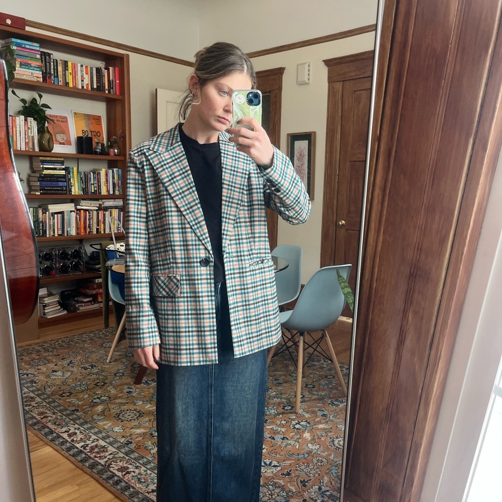 Colorful Plaid blazer